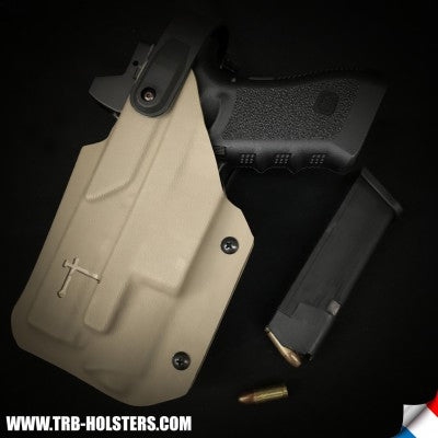 Kydex Holster OUTSIDER LAMP SECURE 2 RIGID (OWB)