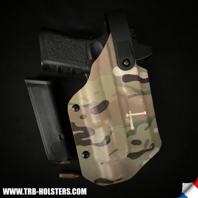 Kydex Holster OUTSIDER LAMP SECURE 2 RIGID (OWB)